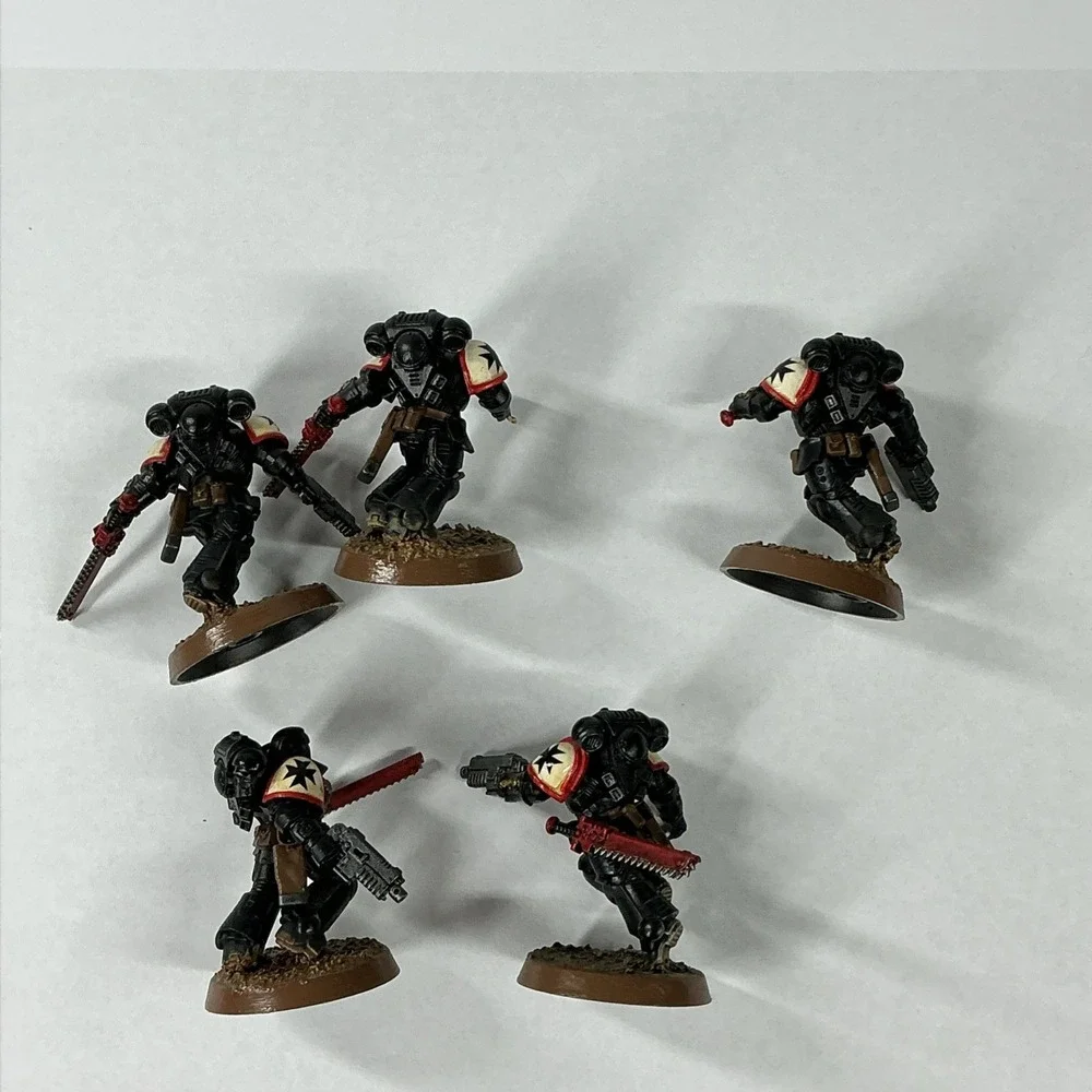 Warhammer 40k Assault Interccessors Space Marine‎ Black Templar Primaris Painted